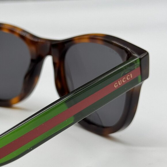 NEW GUCCI GG0003SN 003 MEN HAVANA GREEN SUNGLASSES GUCCI - Picture 7 of 11